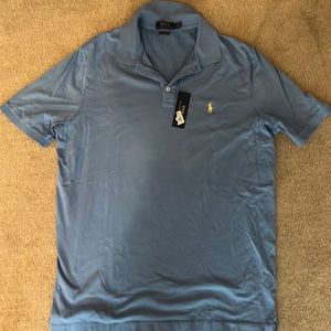 NWT Ralph Lauren Men’s short sleeve light blue (classic fit) polo size large